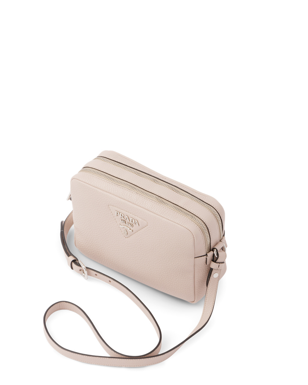 Prada Leather Bag With Shoulder Strap Water Lily | 27NASRULW