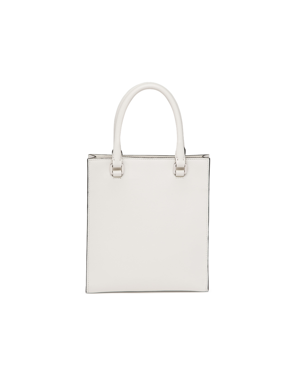 Prada Leather Handbag White | 18VQKIMJB