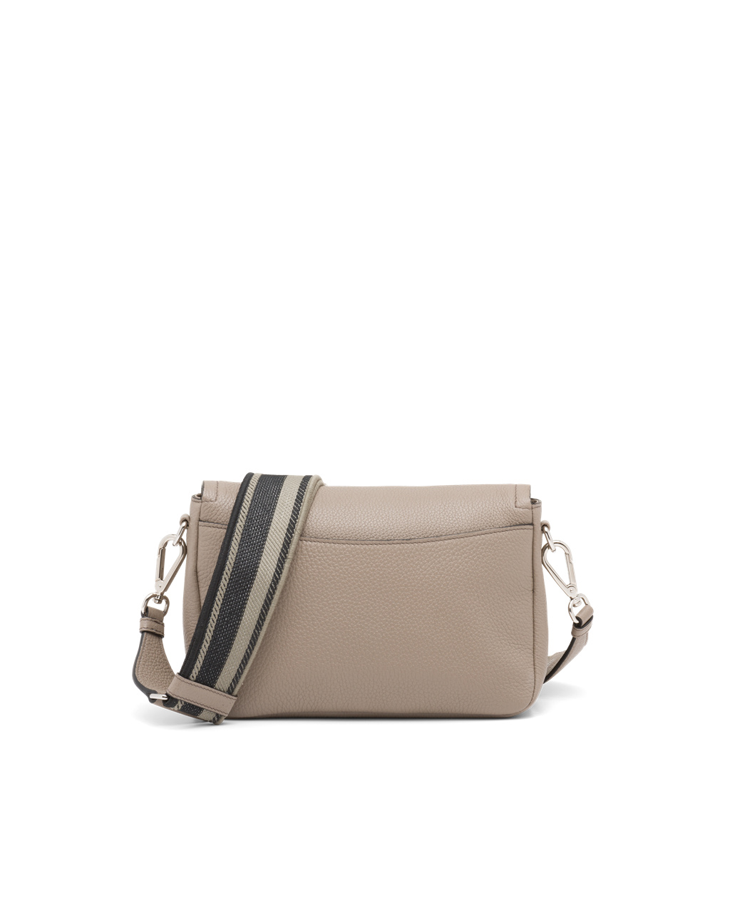 Prada Leather Shoulder Bag Clay Gray | 62PCFDXAB