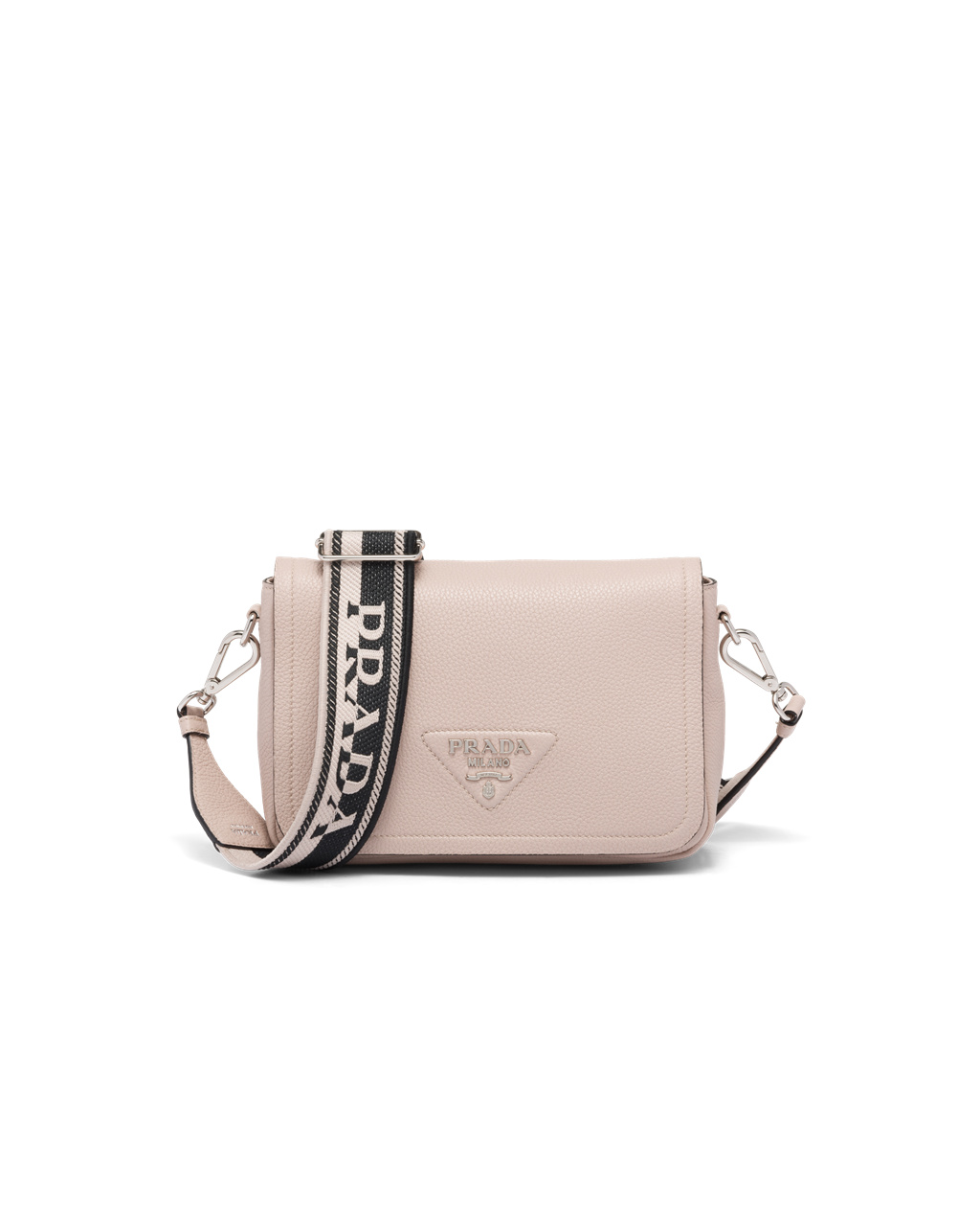 Prada Leather Shoulder Bag Water Lily | 90WXUNJOV