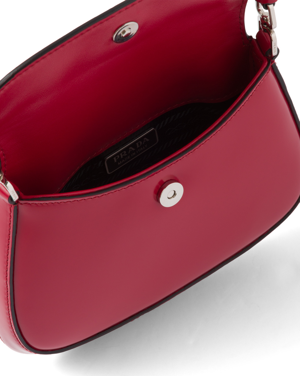 Prada Prada Cleo Brushed Leather Mini Bag Scarlet | 50BQKCOIM