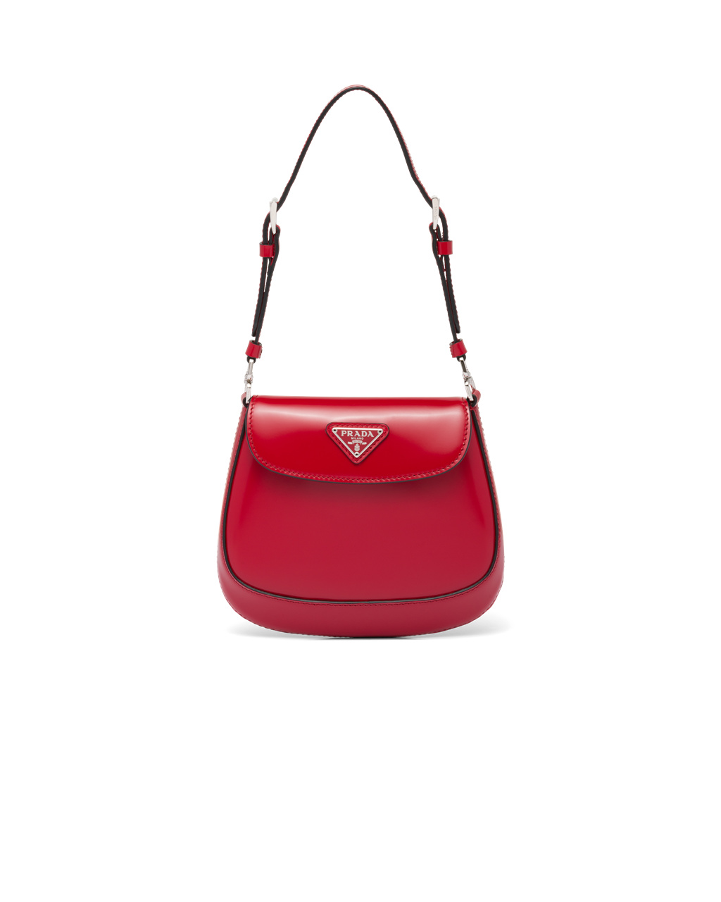 Prada Prada Cleo Brushed Leather Mini Bag Scarlet | 50BQKCOIM