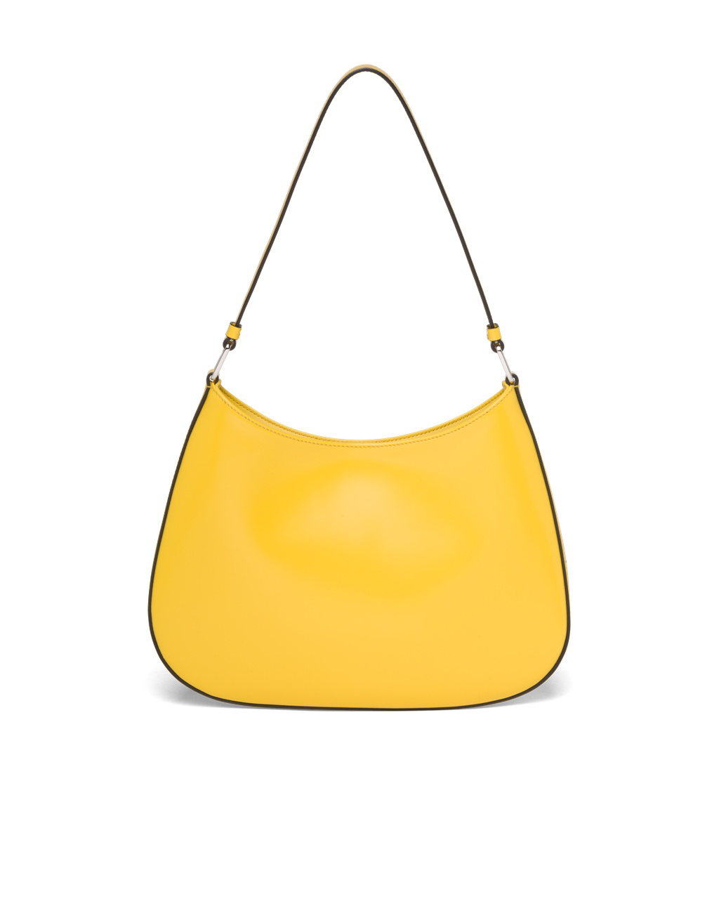 Prada Prada Cleo Brushed Leather Shoulder Bag Bright Yellow N | 27SXPIOAC