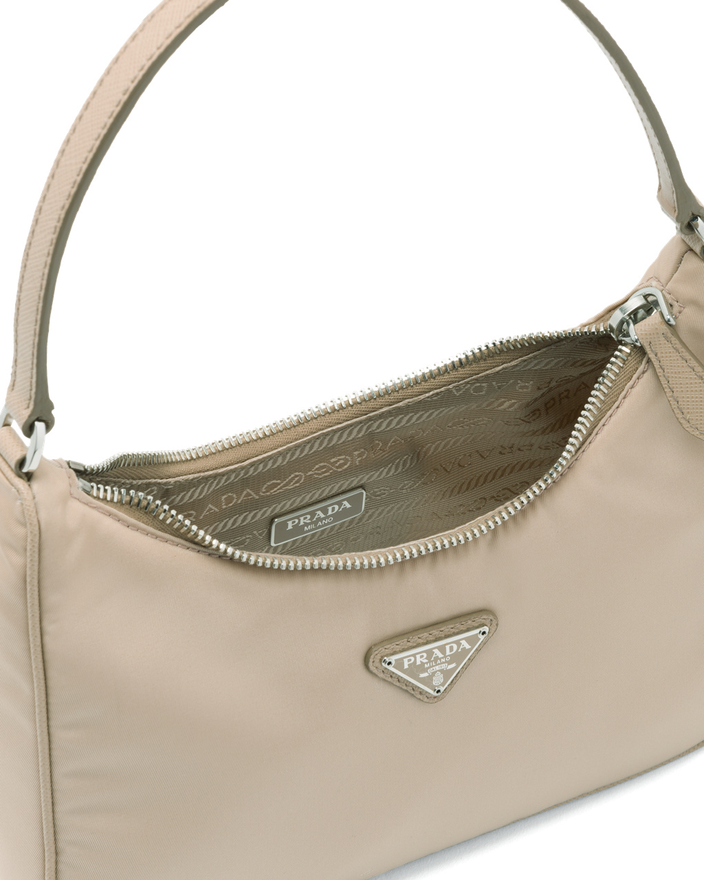 Prada Prada Re-edition 2005 Re-nylon Mini Bag Desert Beige | 60GHXEBMP