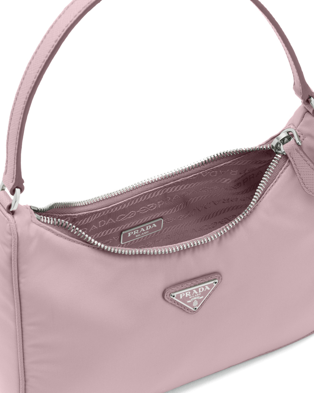 Prada Prada Re-edition 2005 Re-nylon Mini Bag Alabaster Pink | 83DHPALQS