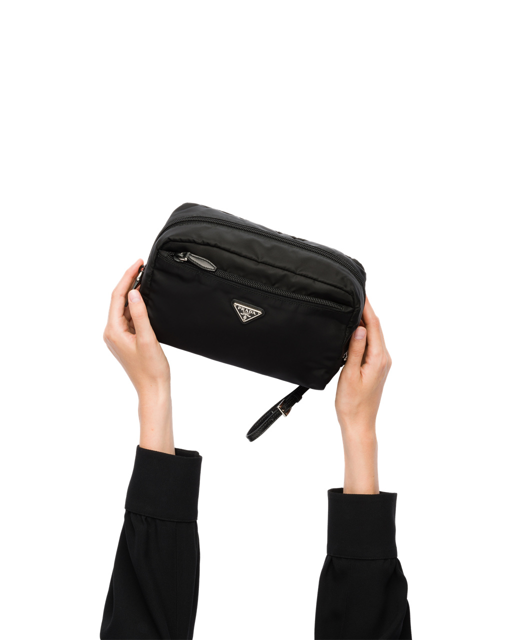 Prada Re-nylon Pouch Black | 47BFOLVXR