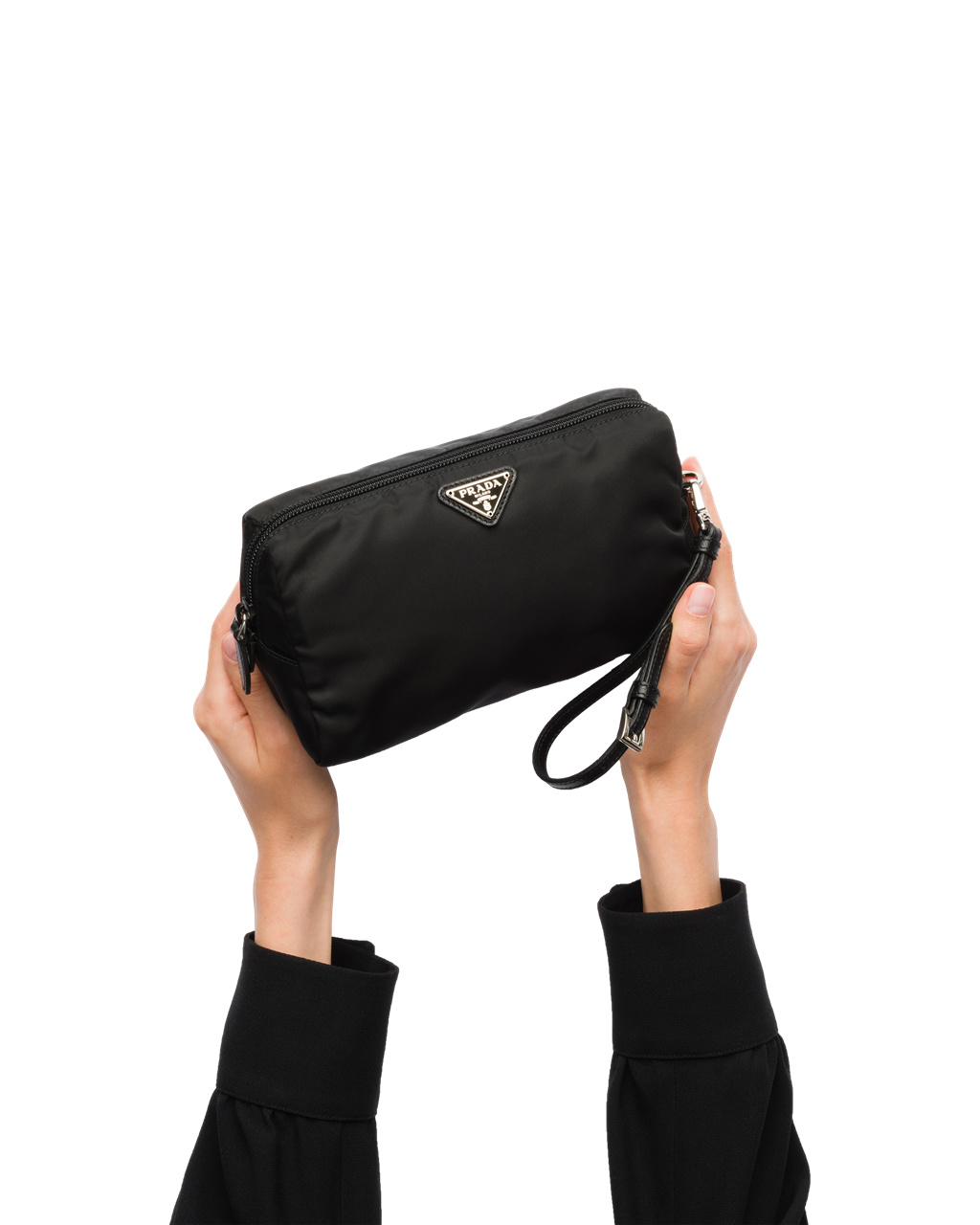 Prada Re-nylon Pouch Black | 80SGKMUBN