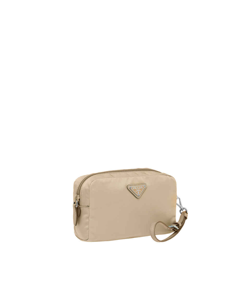 Prada Re-nylon Pouch Desert Beige | 80DTOIQLW