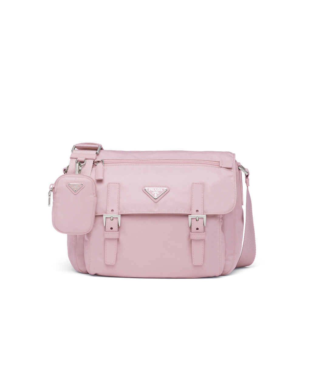 Prada Re-nylon Shoulder Bag Alabaster Pink | 06MCTBSIK