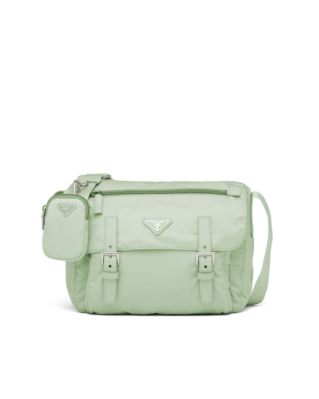 Prada Re-nylon Shoulder Bag Aqua | 57XNZRTWF