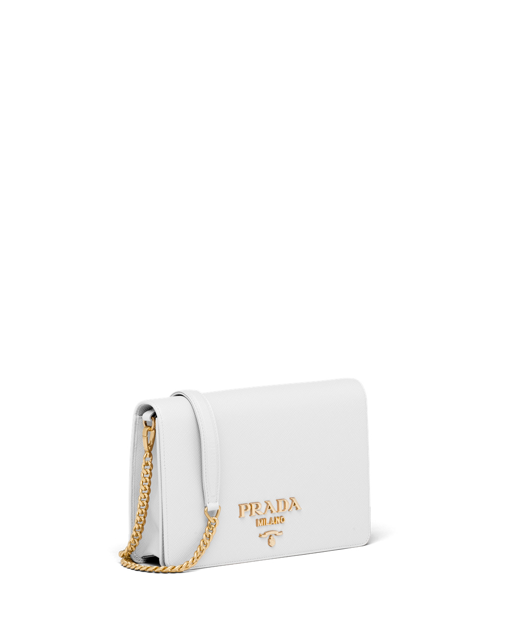 Prada Saffiano Leather Mini Bag White | 53GONZWAC