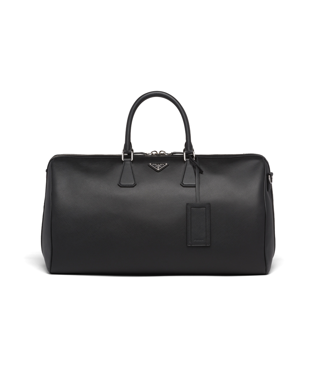 Prada Saffiano Leather Travel Bag Black | 32KRJABWY