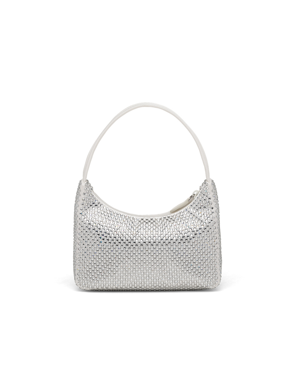 Prada Satin Mini-bag With Artificial Crystals White | 91ZYBQXKC