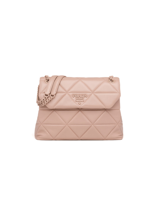 Prada Large Nappa Leather Prada Spectrum Bag Powder Beige | 92YDNLAMO