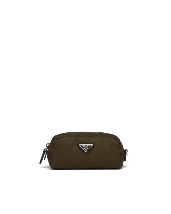 Prada Nylon Pouch Camouflage Green | 96DQWCVXE