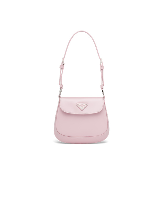 Prada Prada Cleo Brushed Leather Mini Bag Alabaster Pink | 83FIMZGLR