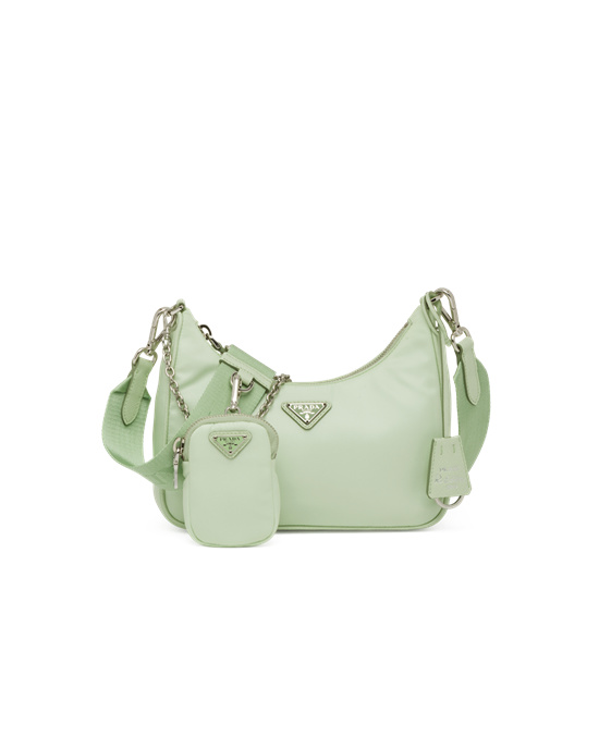 Prada Prada Re-edition 2005 Re-nylon Bag Aqua | 84IVRZDFQ