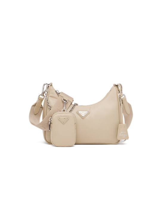 Prada Prada Re-edition 2005 Re-nylon Bag Desert Beige | 98MOVDYIS