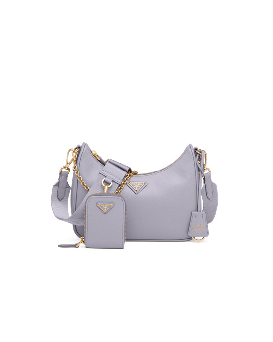 Prada Prada Re-edition 2005 Saffiano Leather Bag Wisteria | 43OAMWUCL