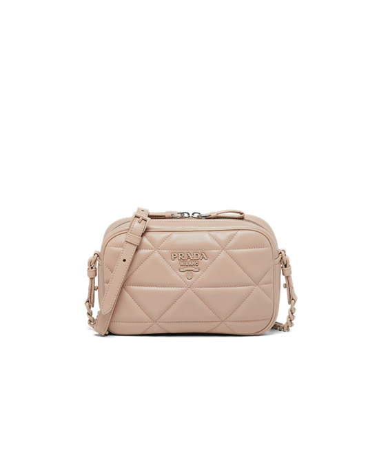 Prada Prada Spectrum Nappa Leather Shoulder Bag Powder Beige | 43LTEYWMR