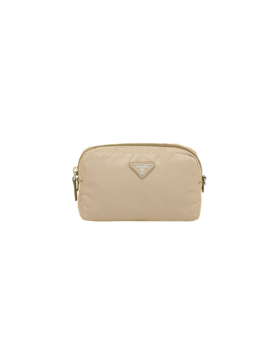 Prada Re-nylon Pouch Desert Beige | 80DTOIQLW