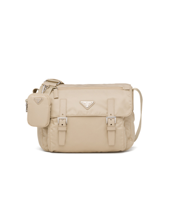 Prada Re-nylon Shoulder Bag Desert Beige | 59XYWVMZG