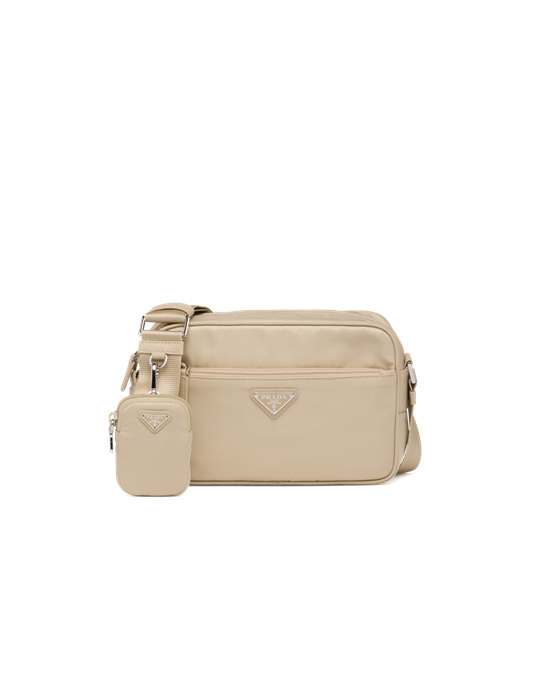 Prada Re-nylon Shoulder Bag Desert Beige | 97ZWMYSDG